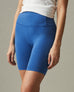 Women's Cotton Stretch Biker Short - Essential Blue